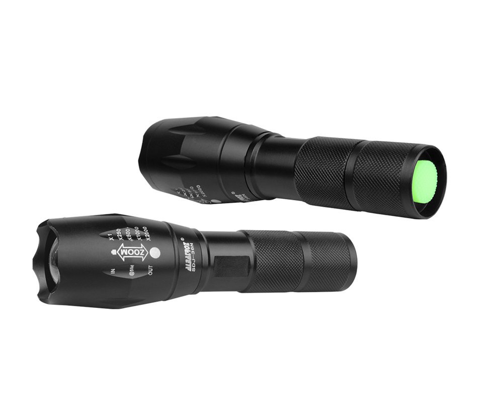 Lanterna Tática Led Power T6 700 Metros Sdj36n