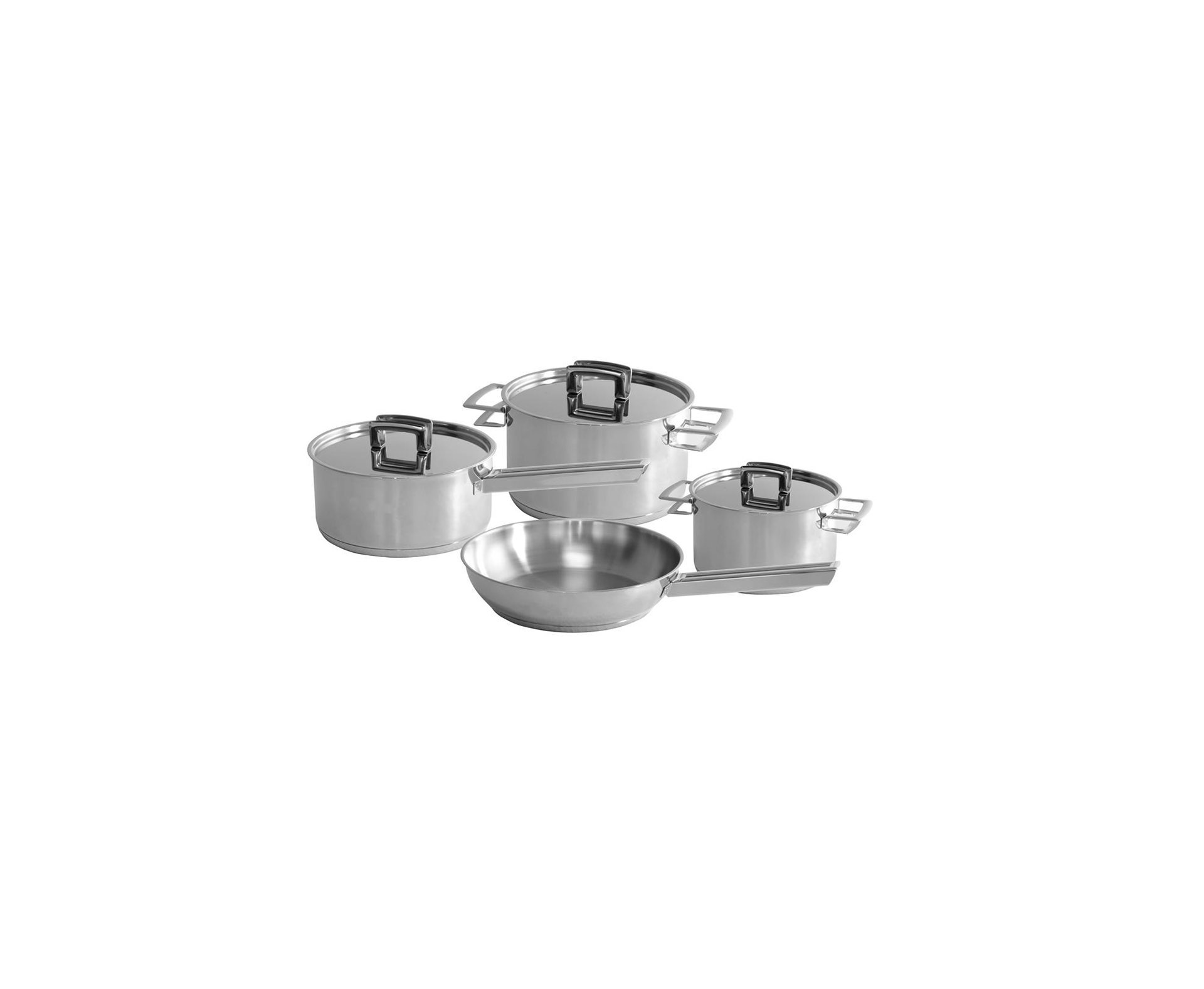 Jogo De Panelas Tramontina Brava Inox 4 Peças