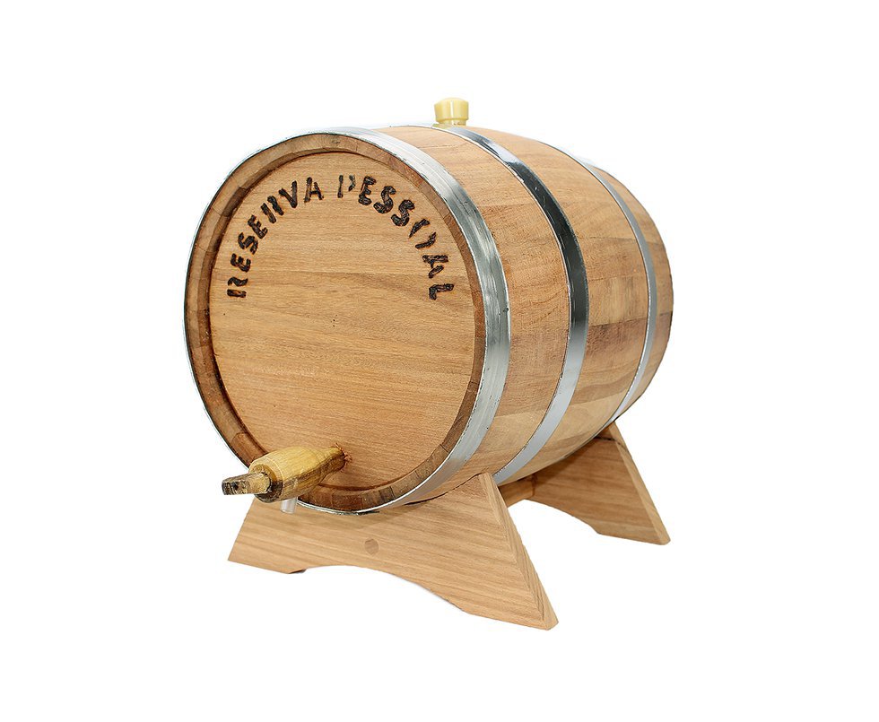 Barril De Bálsamo Horizontal 2,5 Lt - Tanoaria Santo Antônio