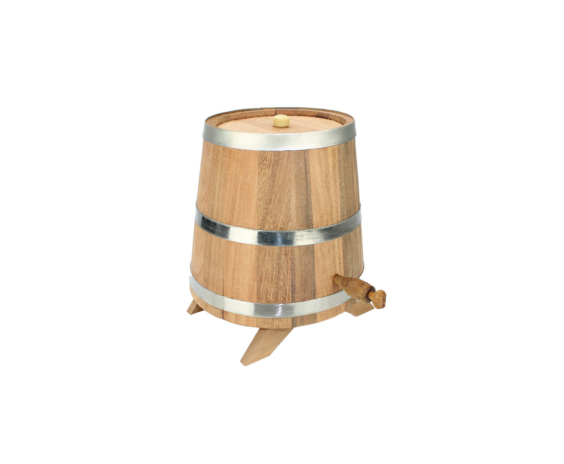 Barril De Madeira Bálsamo Vertical 1 Lt - Tanoaria Santo Antônio