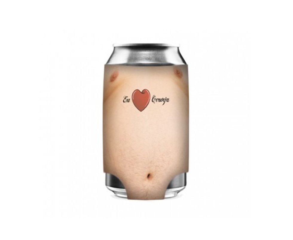 Porta Lata Cerveja Isolante Gordão U