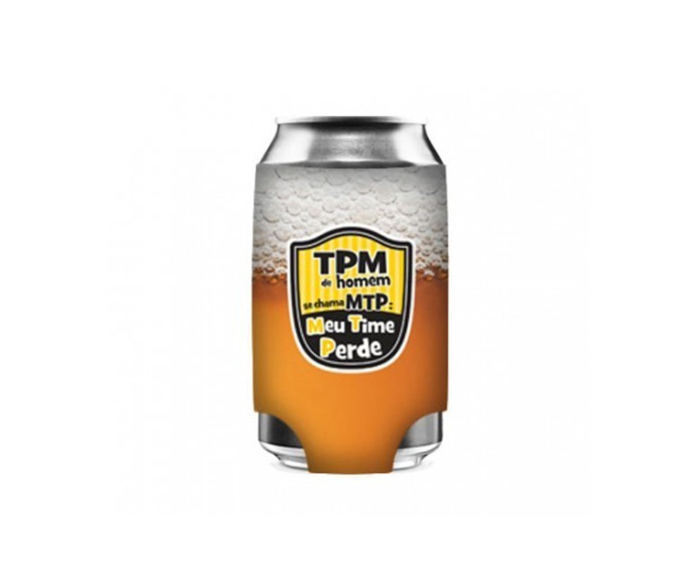 Porta Lata Cerveja Isolante Tpm De Homem