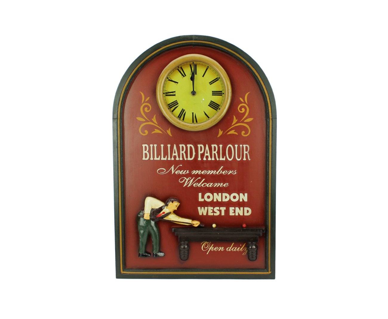 Relógio Billiard Parlour